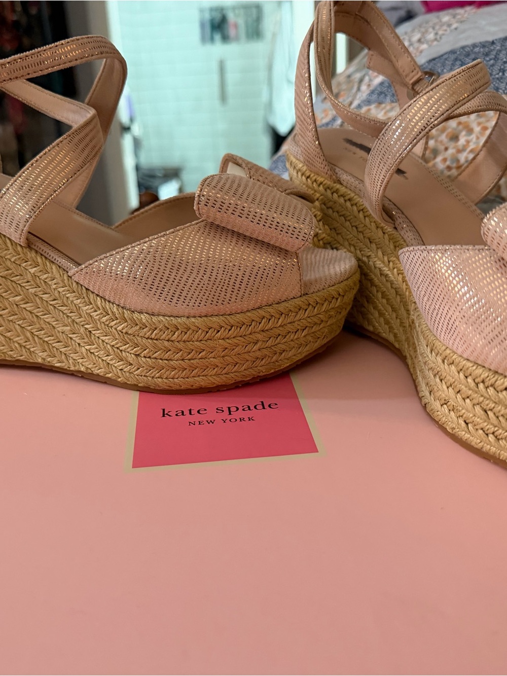 Kate Spade Brand New in Box Thelma in Blush Pink size 7.5 - Picture 2 of 9